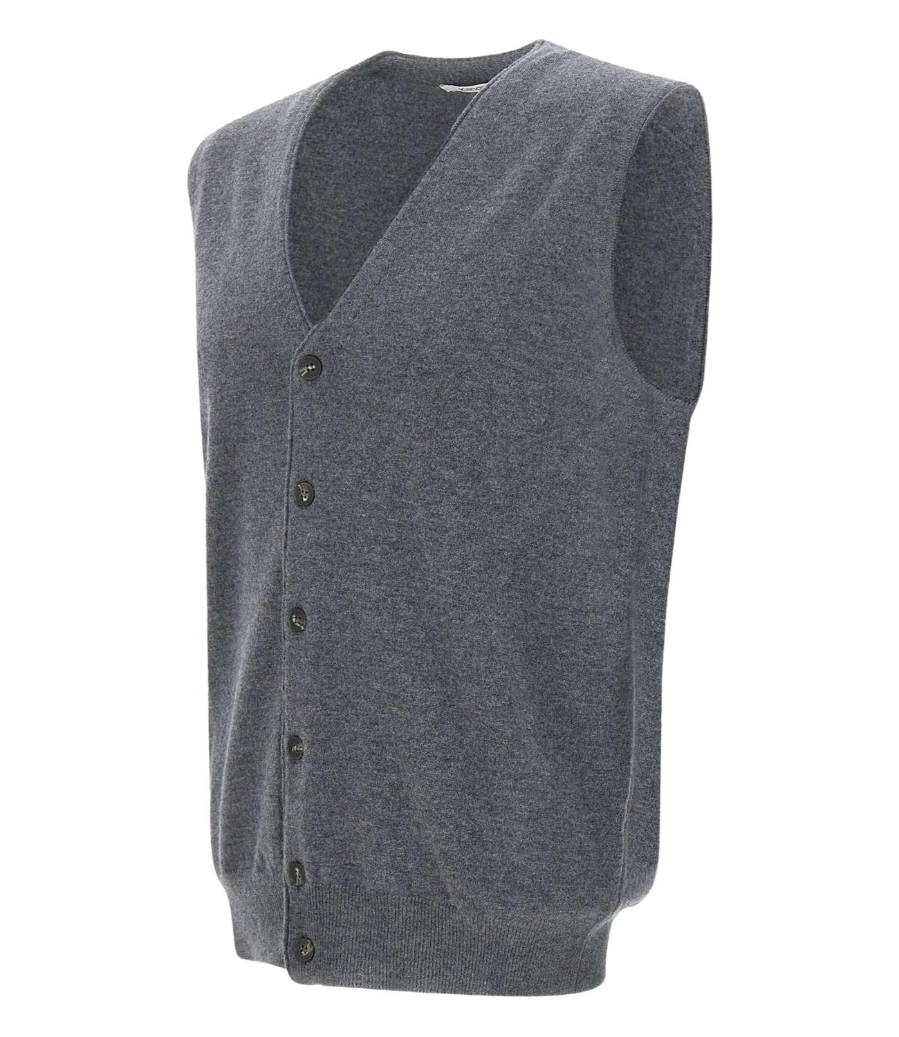 Gilet senza maniche grigio fumo
