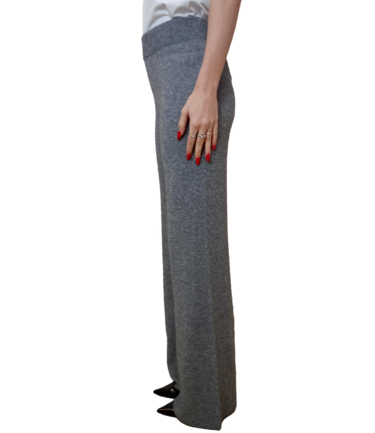 Kontatto Pantalone Morbido Grigio Medio Donna
