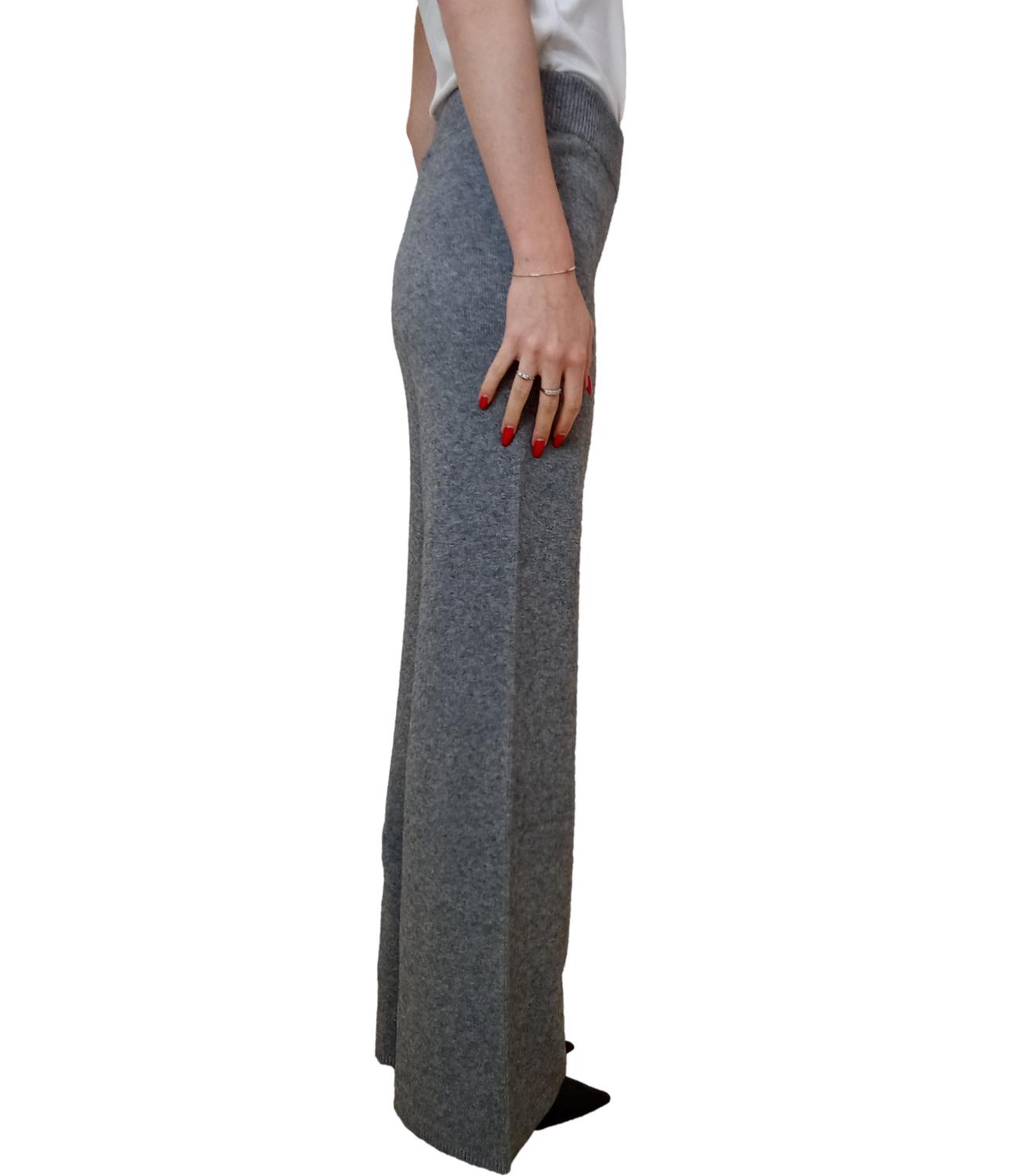 Kontatto Pantalone Morbido Grigio Medio Donna