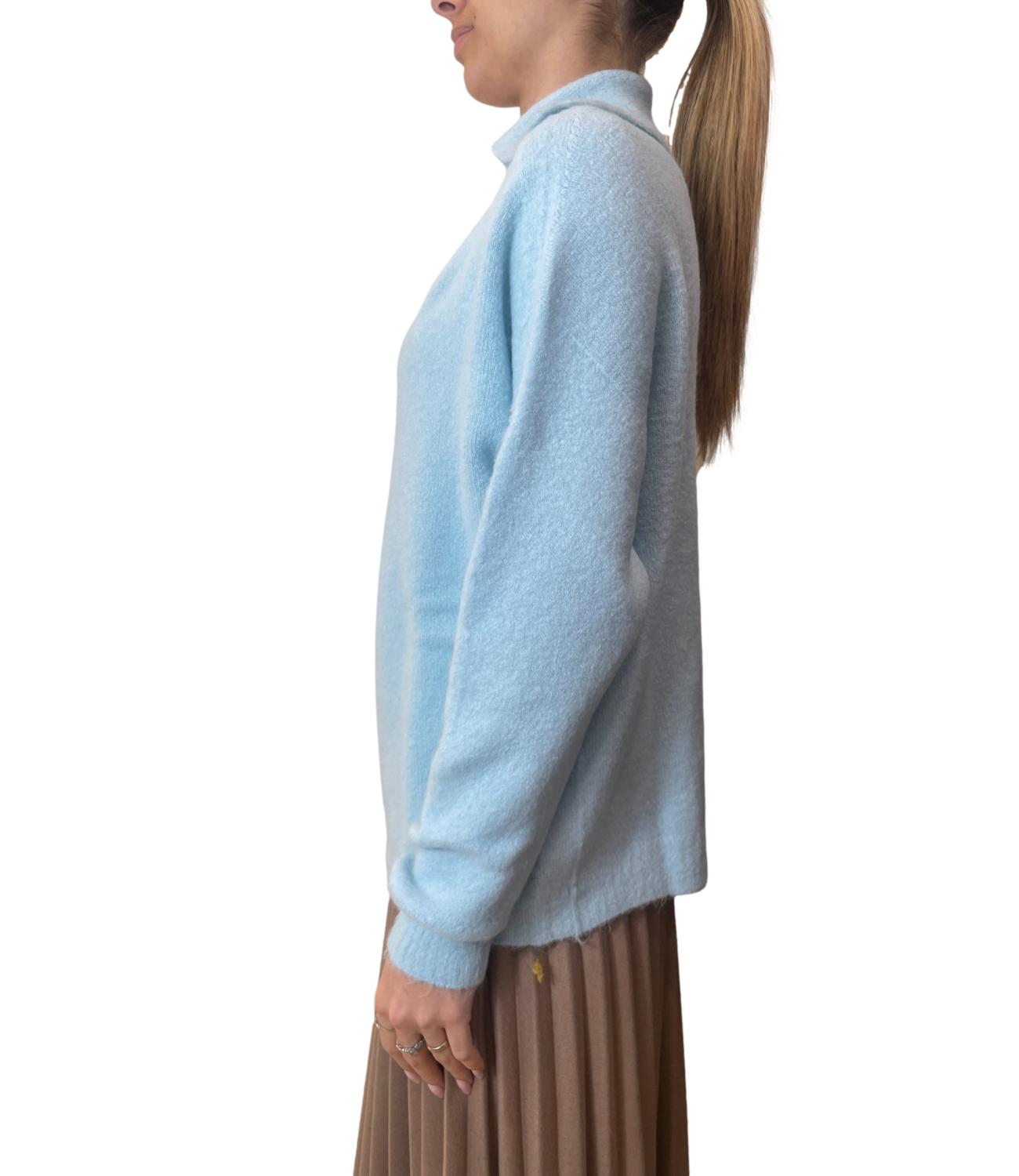 Kontatto Maglia Derby Azzurro Donna