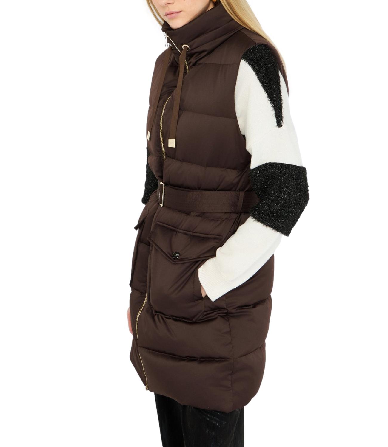 Liu Jo gilet imbottito cioccolato donna