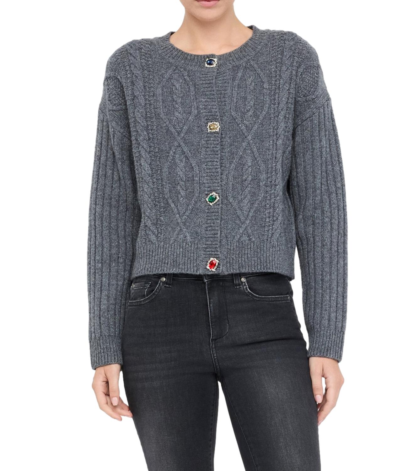 Liu Jo maglia grigio melange donna
