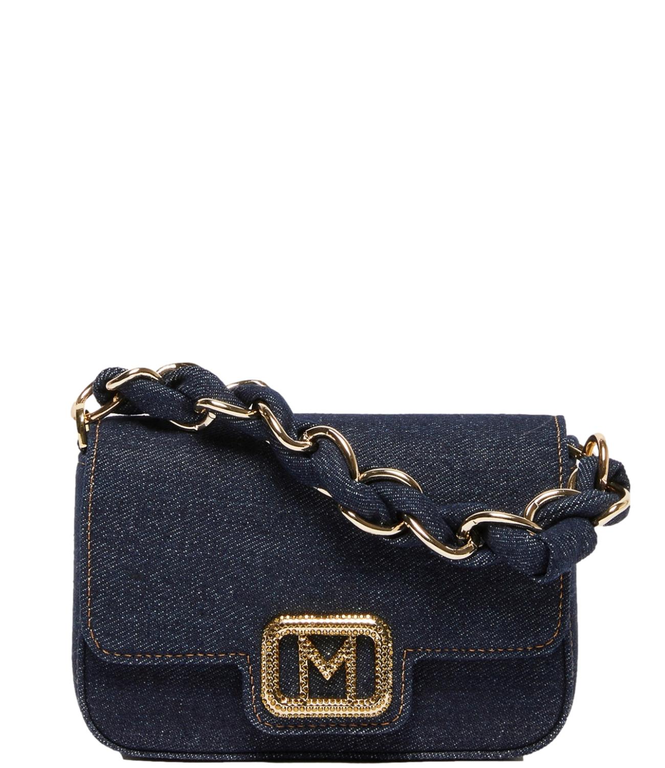 Marella Accessori Borsa Lontra4 Blu Denim Donna