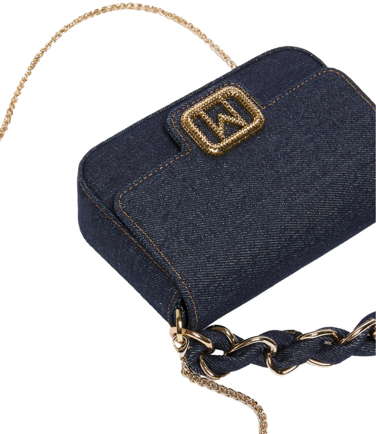 Marella Accessori Borsa Lontra4 Blu Denim Donna