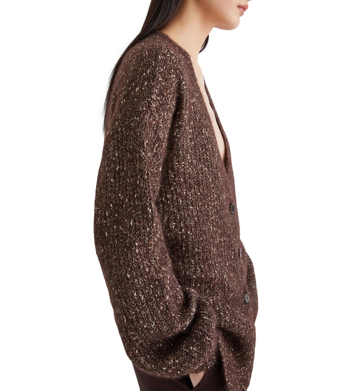 Marella Cardigan Arancio Marrone Donna