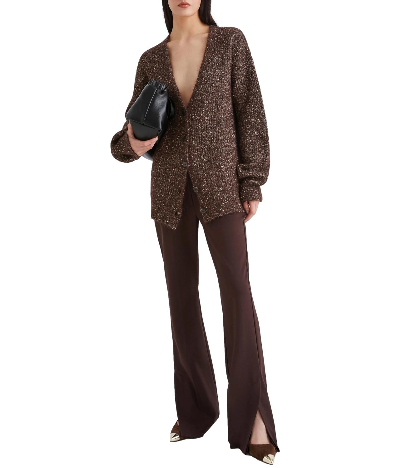 Marella Cardigan Arancio Marrone Donna