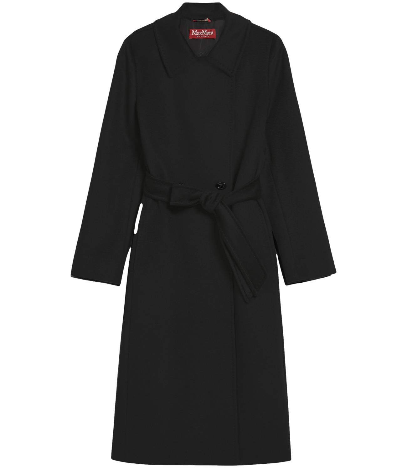 Max Mara Studio Cappotto Bcollag Nero Donna