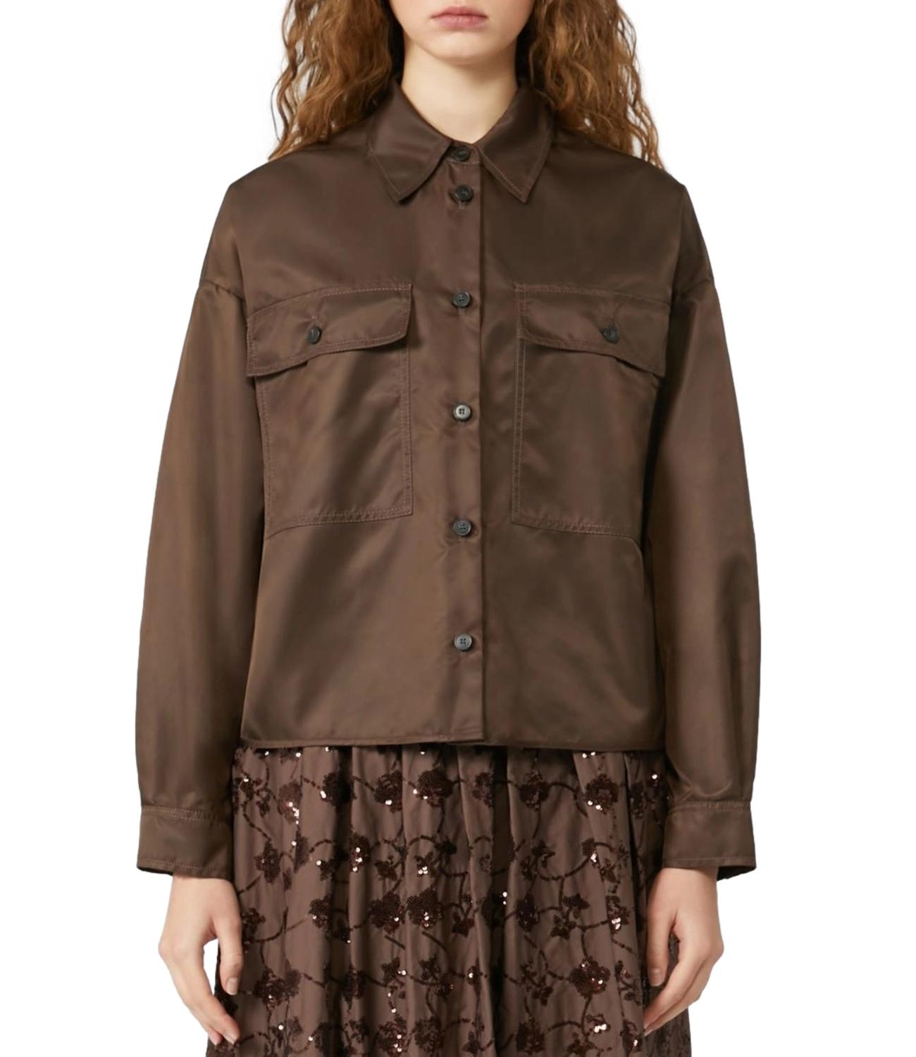 Max Mara Weekend Camicia Vivetta cioccolato donna