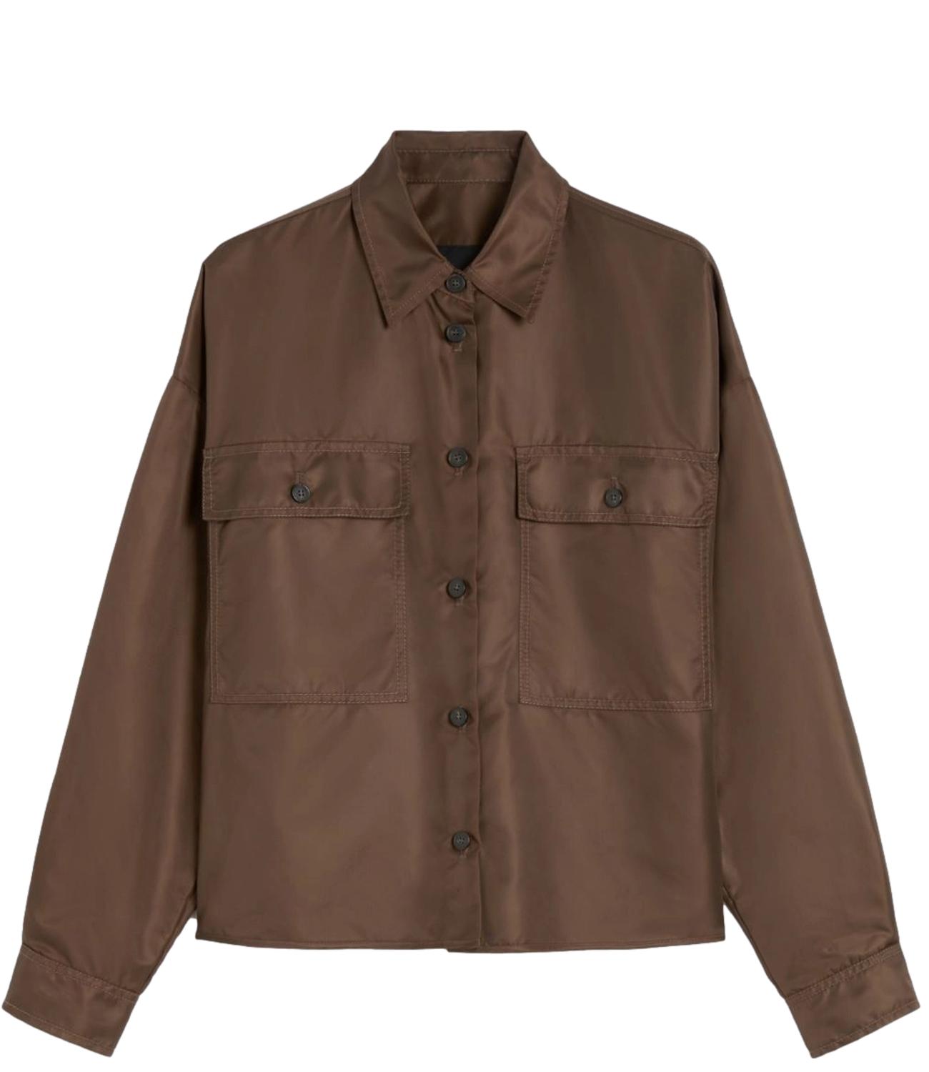 Max Mara Weekend Camicia Vivetta cioccolato donna