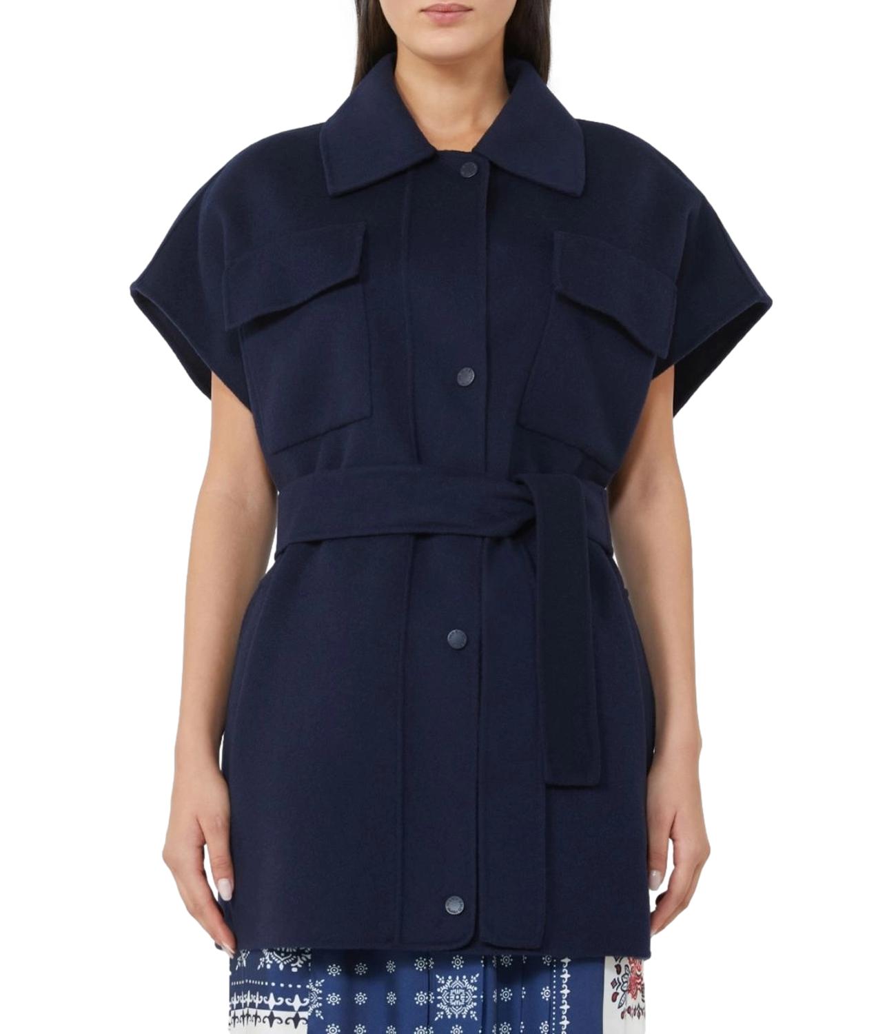 Max Mara Weekend Gilet Elegia Blu Donna