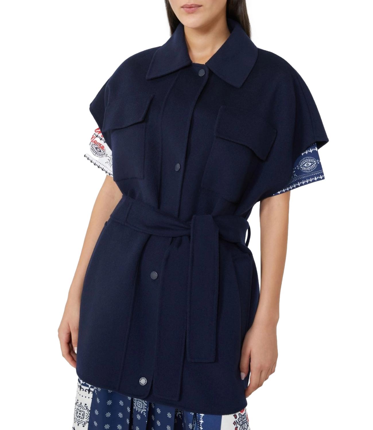 Max Mara Weekend Gilet Elegia Blu Donna