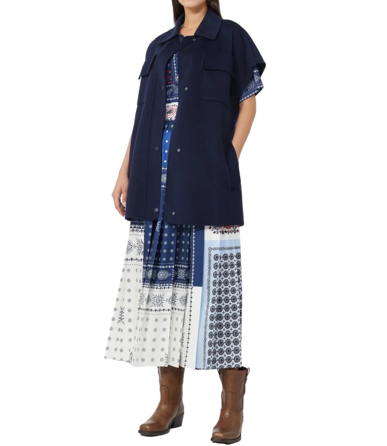 Max Mara Weekend Gilet Elegia Blu Donna