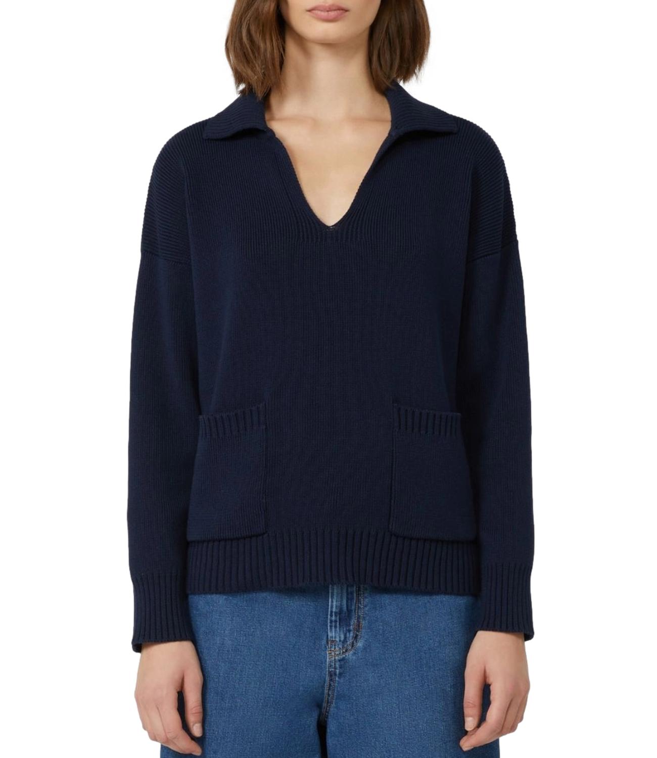 Max Mara Weekend maglia Saloon blu donna