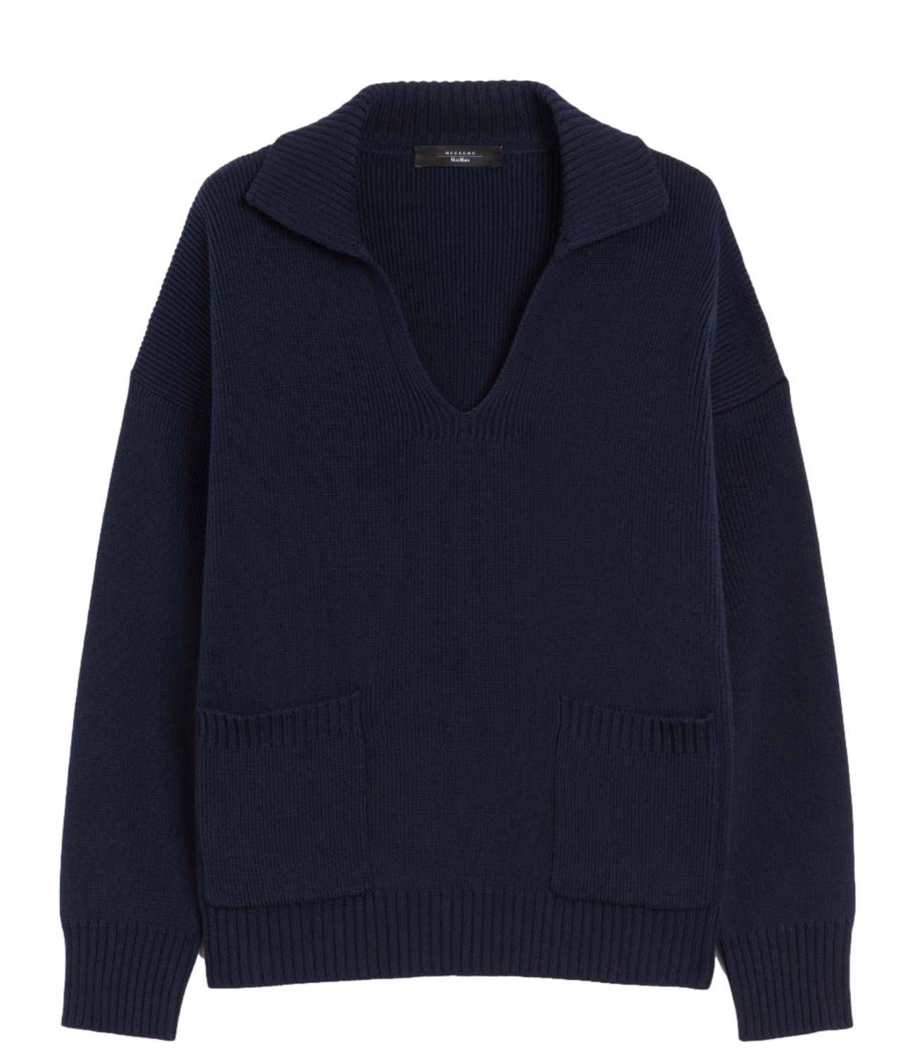 Max Mara Weekend maglia Saloon blu donna