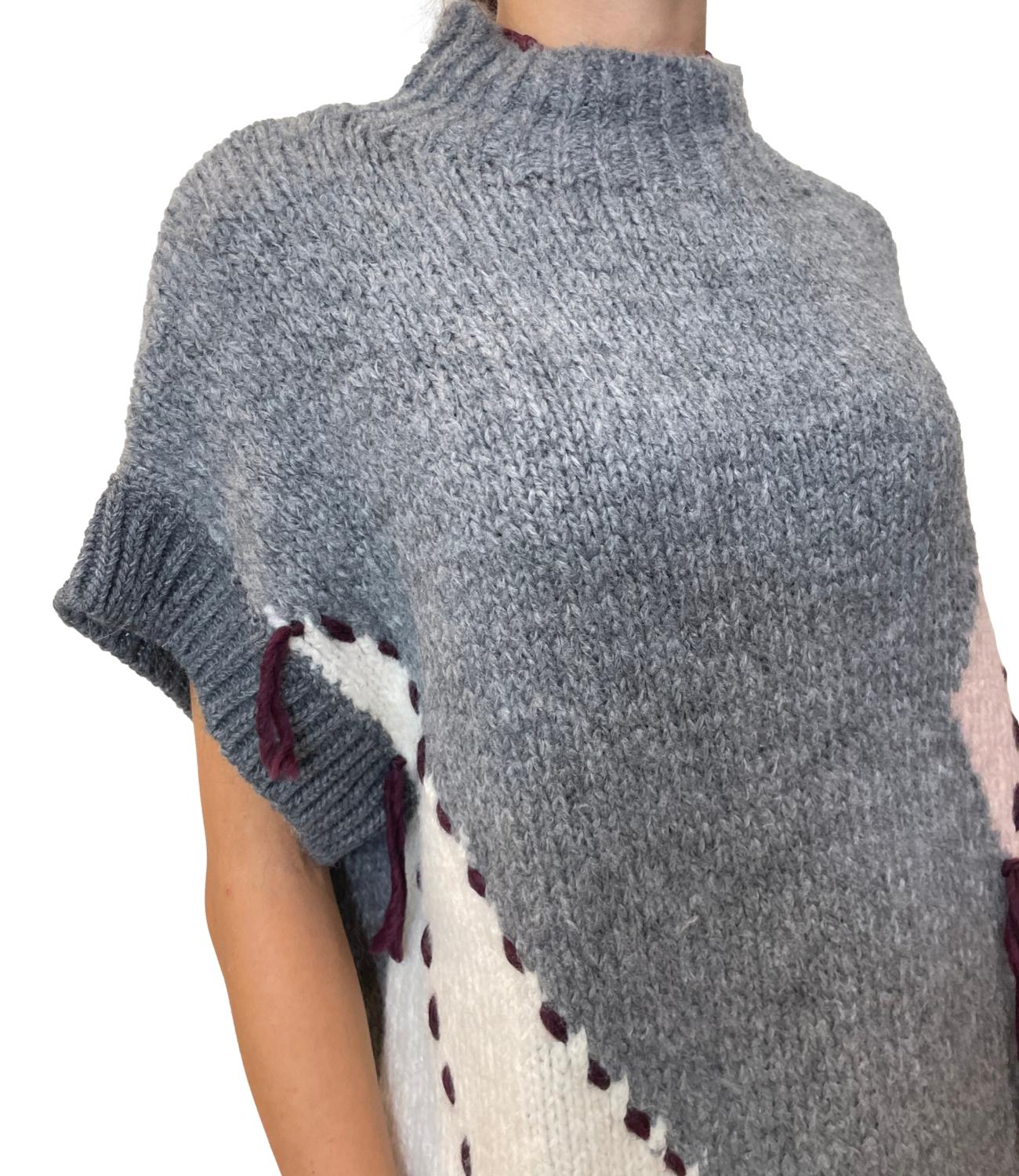 Motel Gilet Grigio Donna