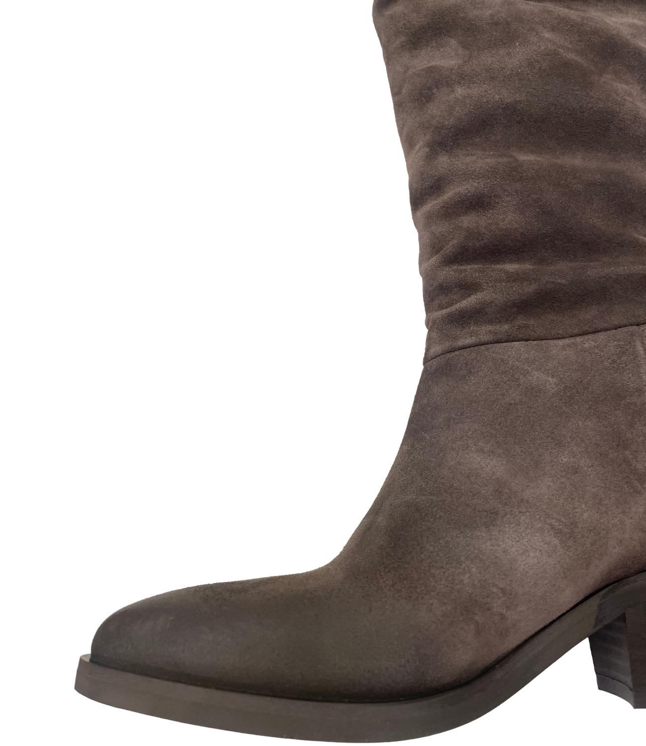 Ovyè Stivali Camoscio Moro Donna