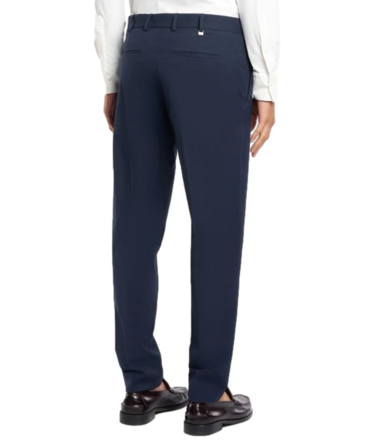 Pantalone lana vergine blu