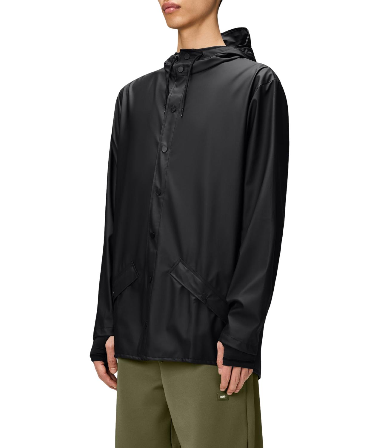 Rains Jacket Nero Unisex
