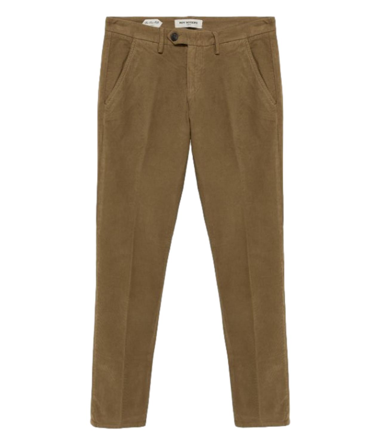 Pantaloni in velluto Roy Roger's marrone chairo