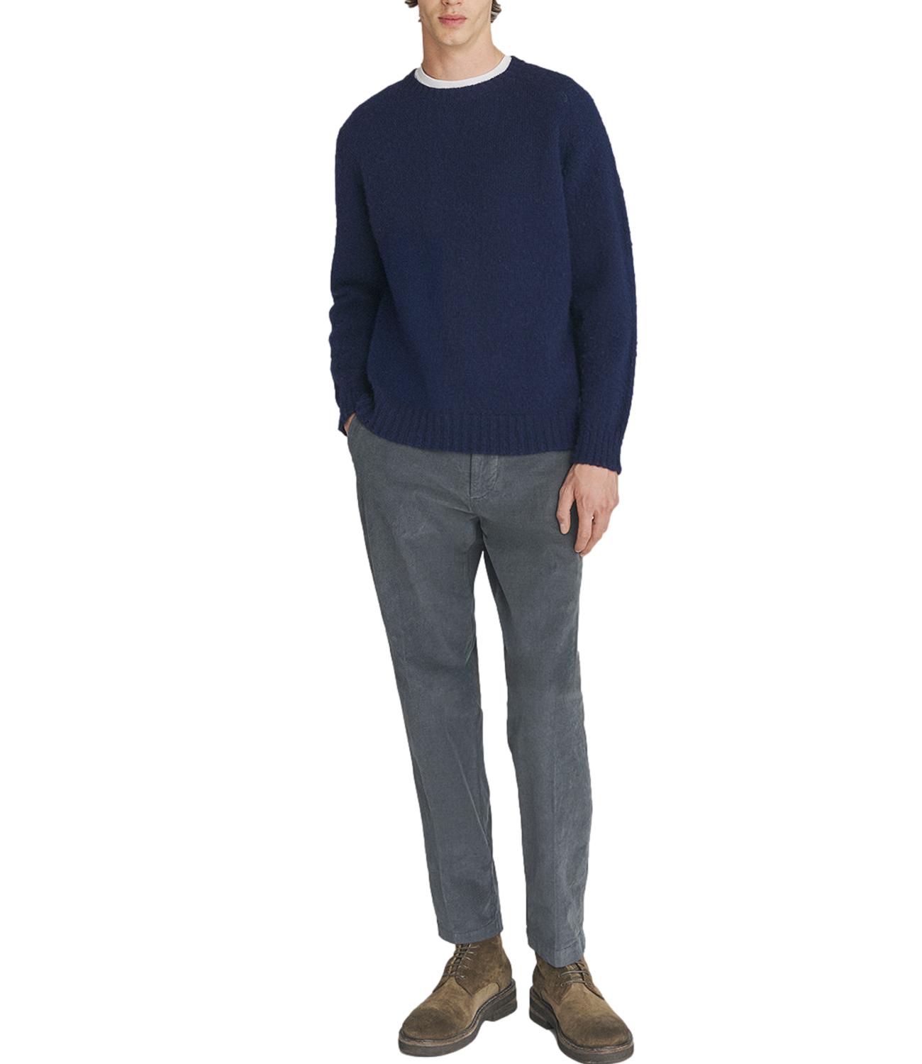 shetland wool blue navy