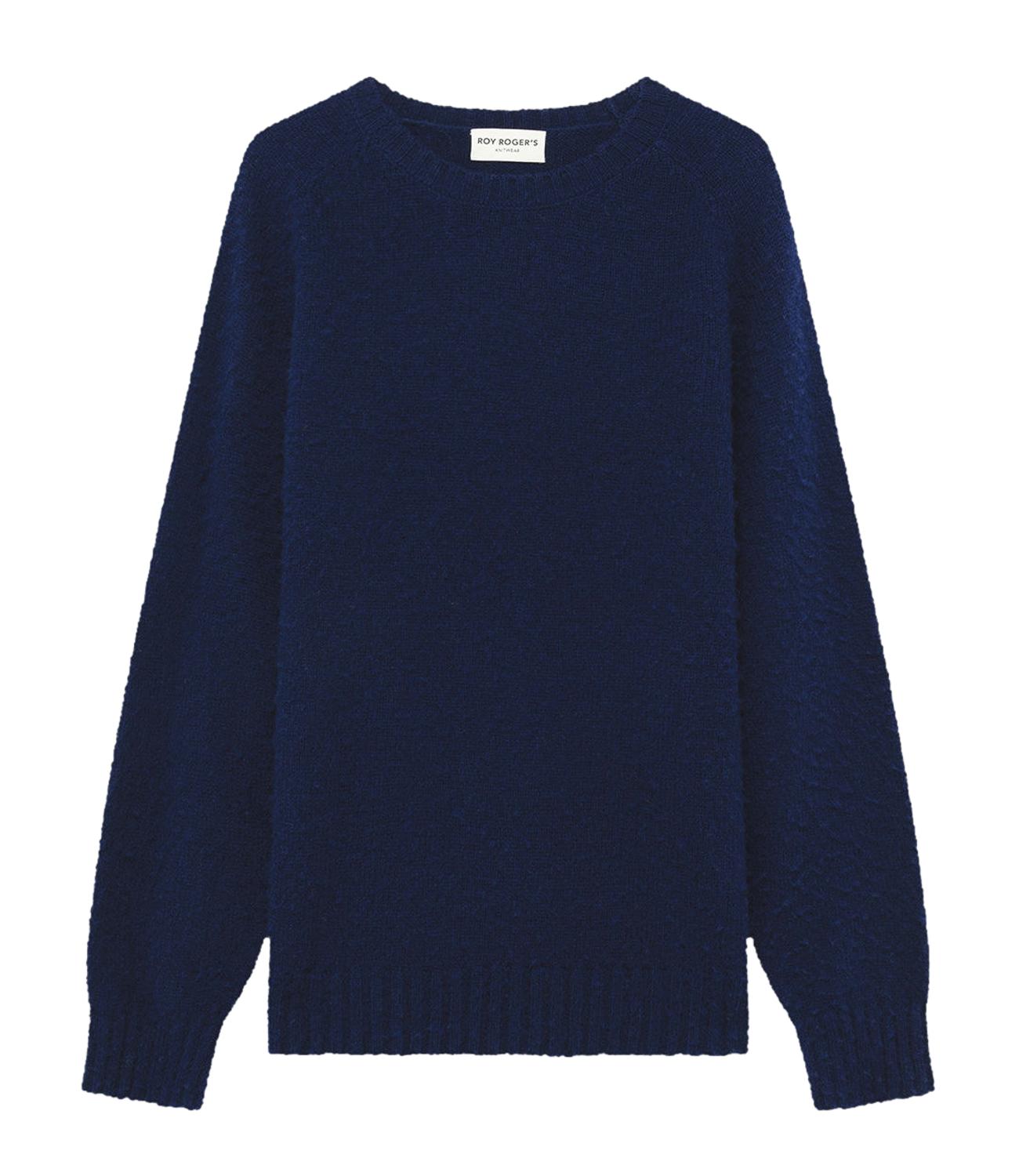 shetland wool blue navy
