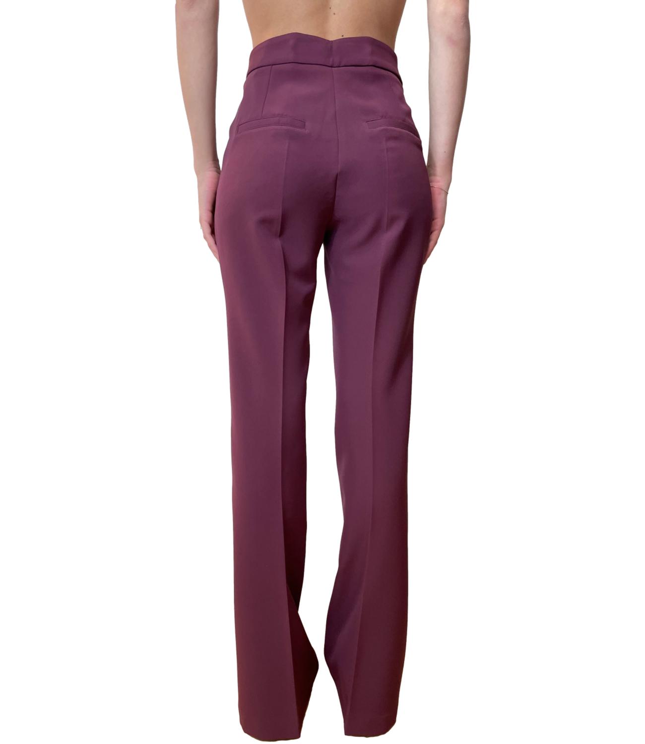 Silence Limited Pantalone Flare Bordeaux Donna