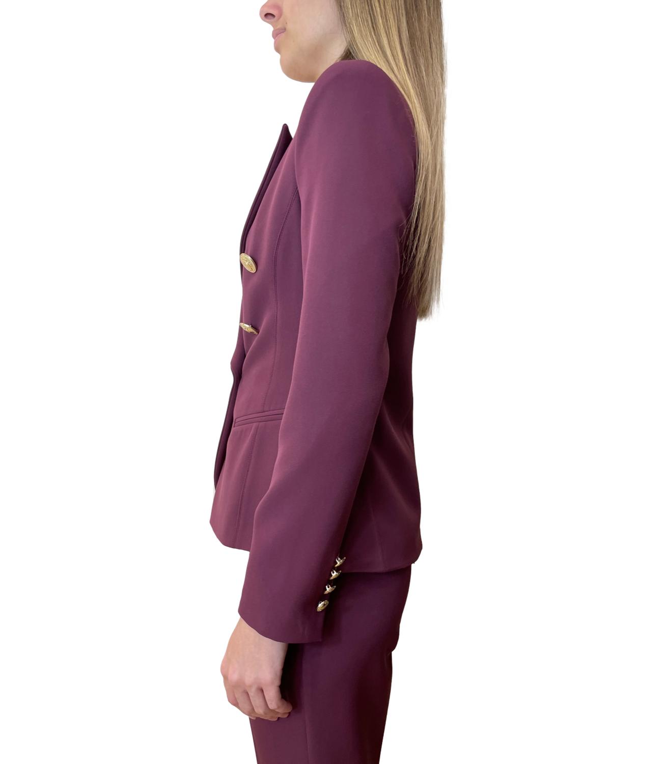 Silence Limited Libra Blazer Bordeaux Donna