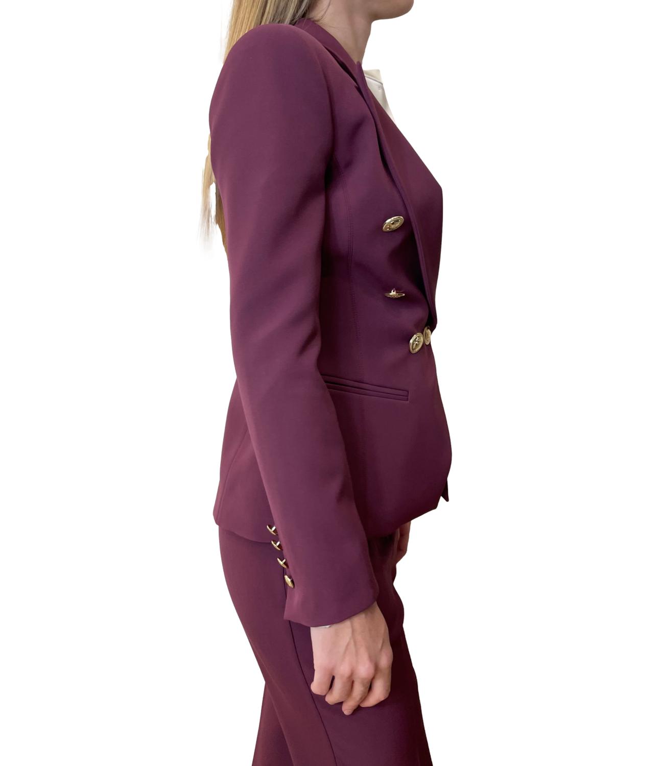 Silence Limited Libra Blazer Bordeaux Donna