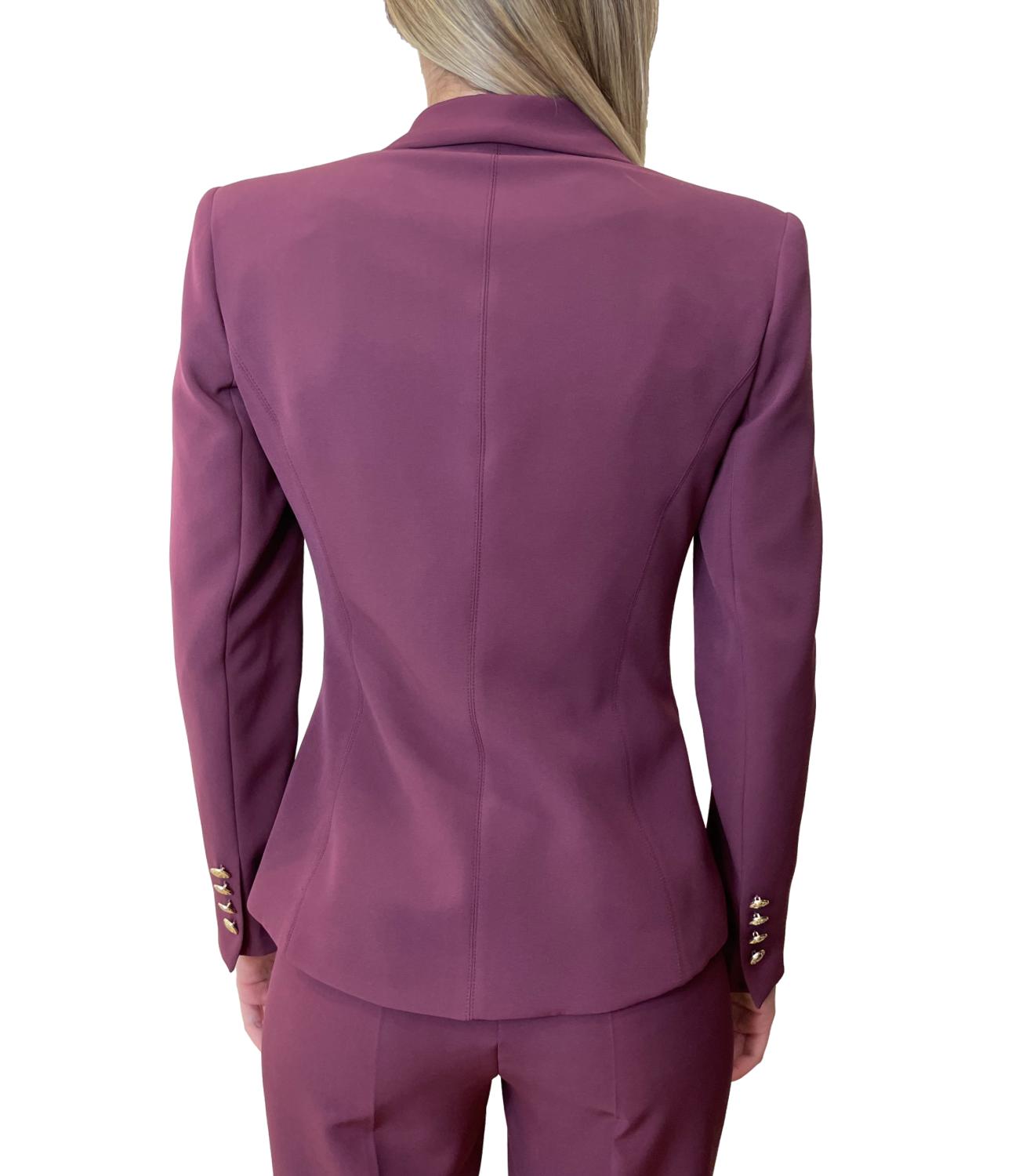 Silence Limited Libra Blazer Bordeaux Donna