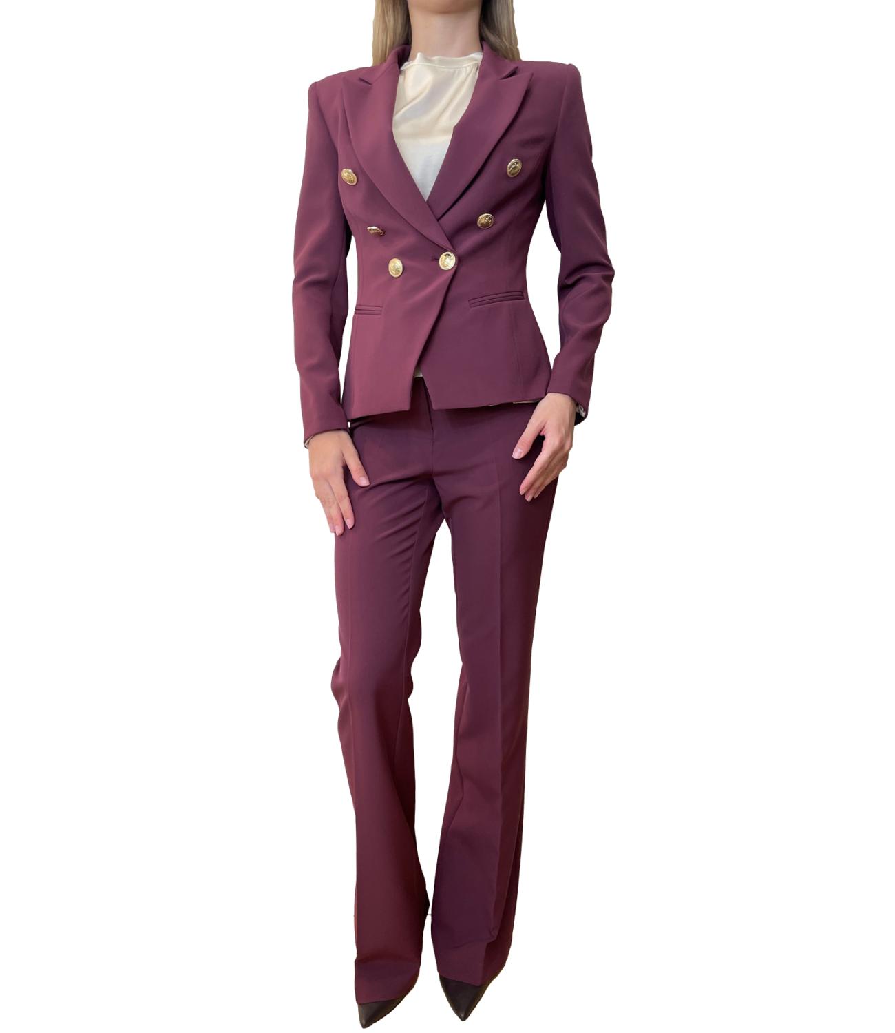 Silence Limited Libra Blazer Bordeaux Donna
