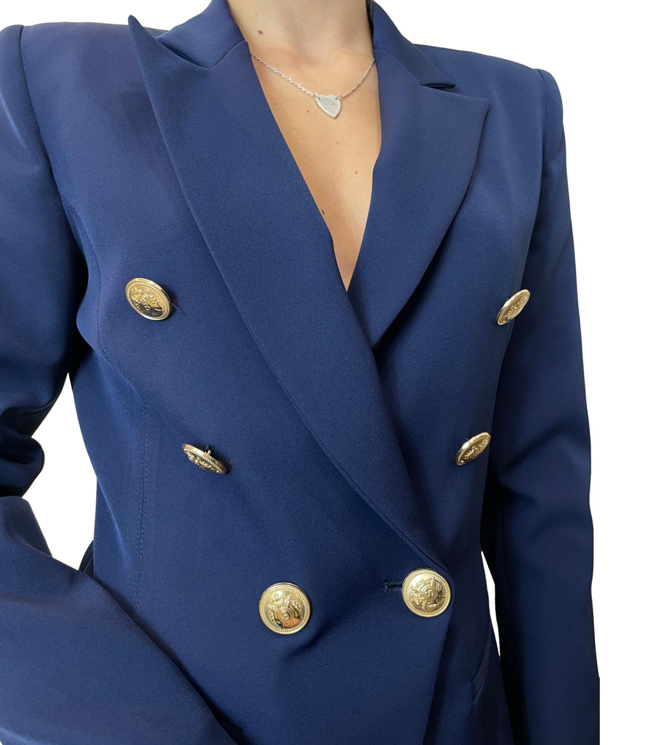 Silence Limited Libra Blazer Navy Donna