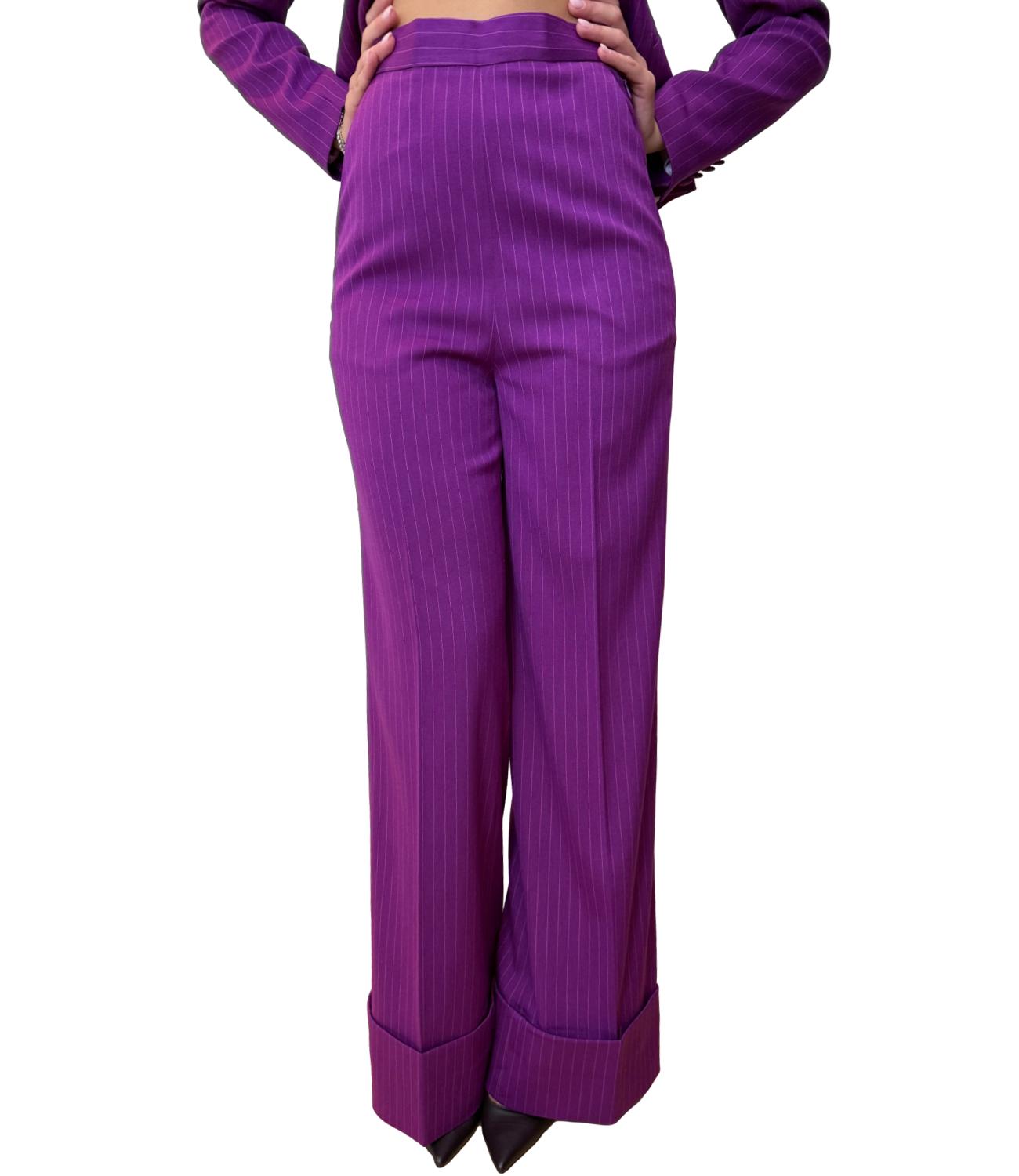 Silence Limited Pantalone Purple Donna