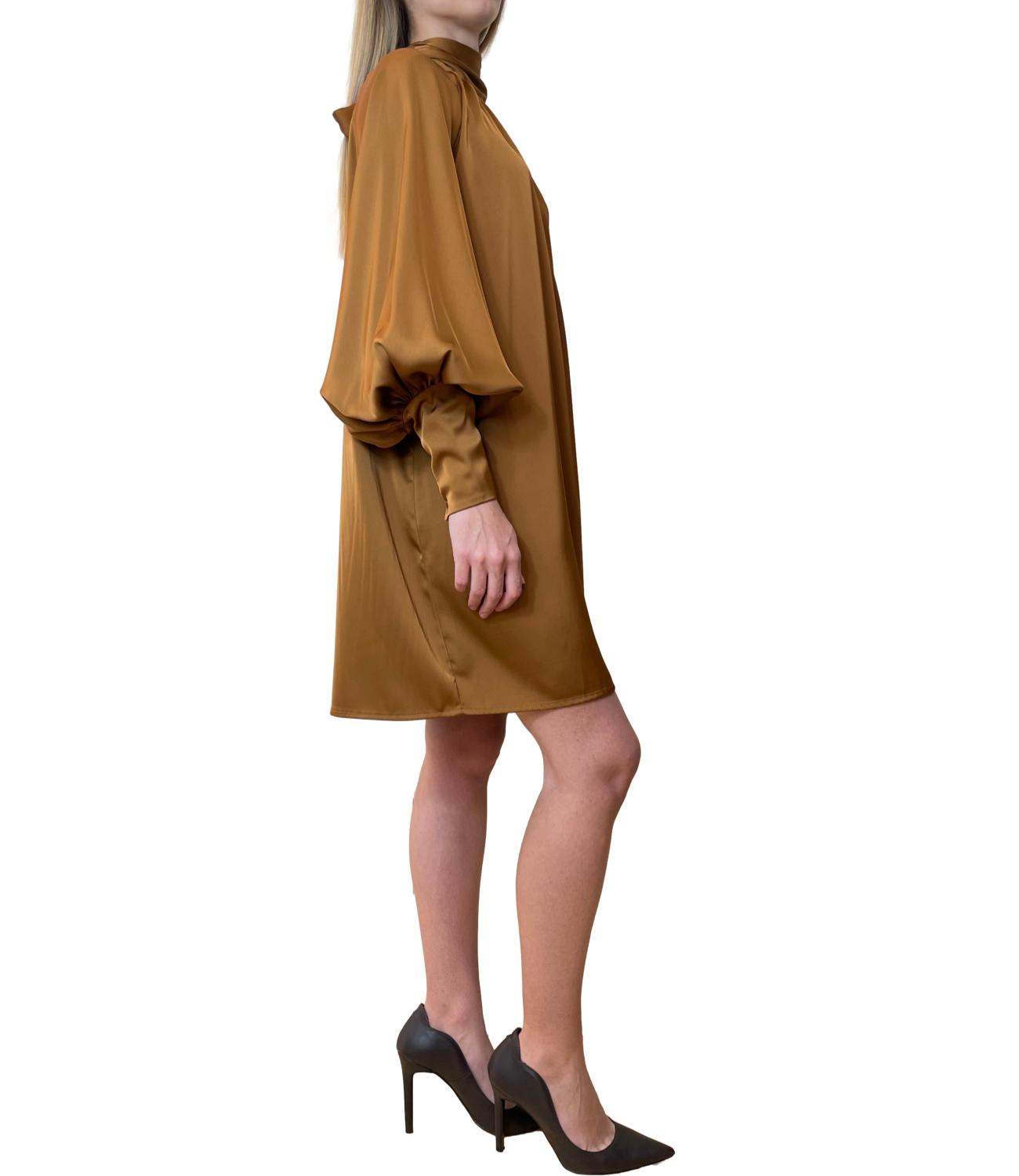 Silence Limited Abito Silky Caramel Donna