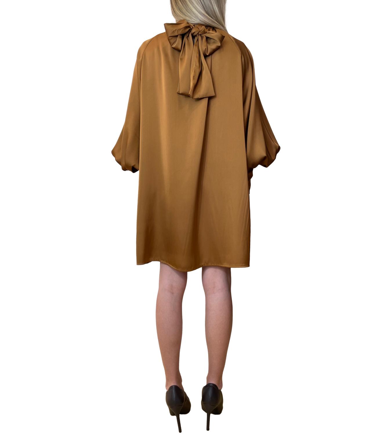 Silence Limited Abito Silky Caramel Donna