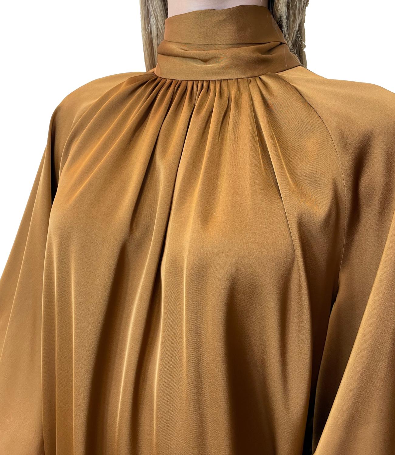 Silence Limited Abito Silky Caramel Donna