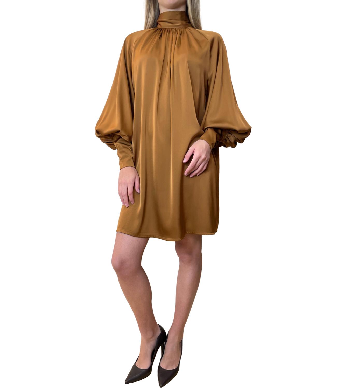 Silence Limited Abito Silky Caramel Donna