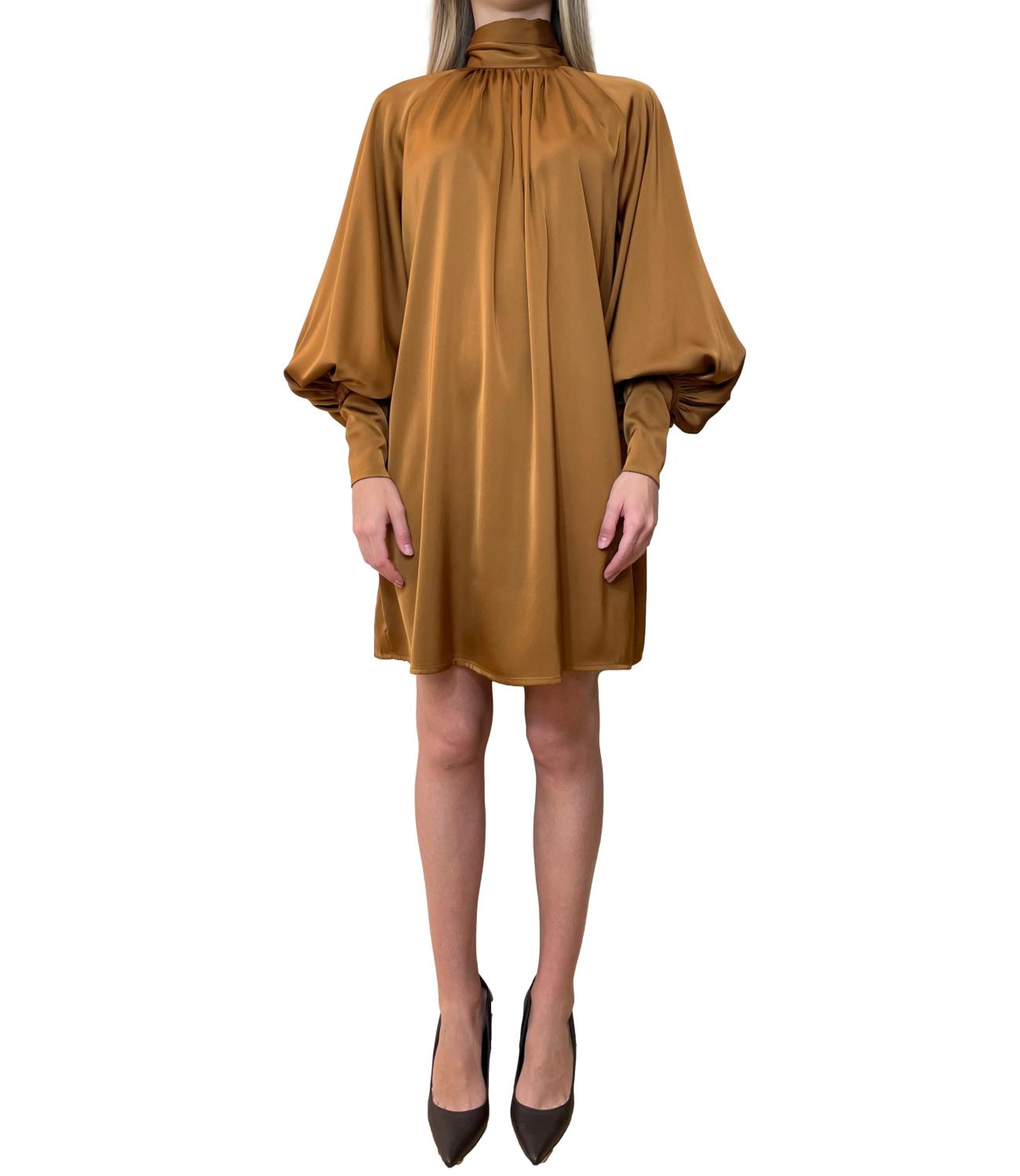 Silence Limited Abito Silky Caramel Donna