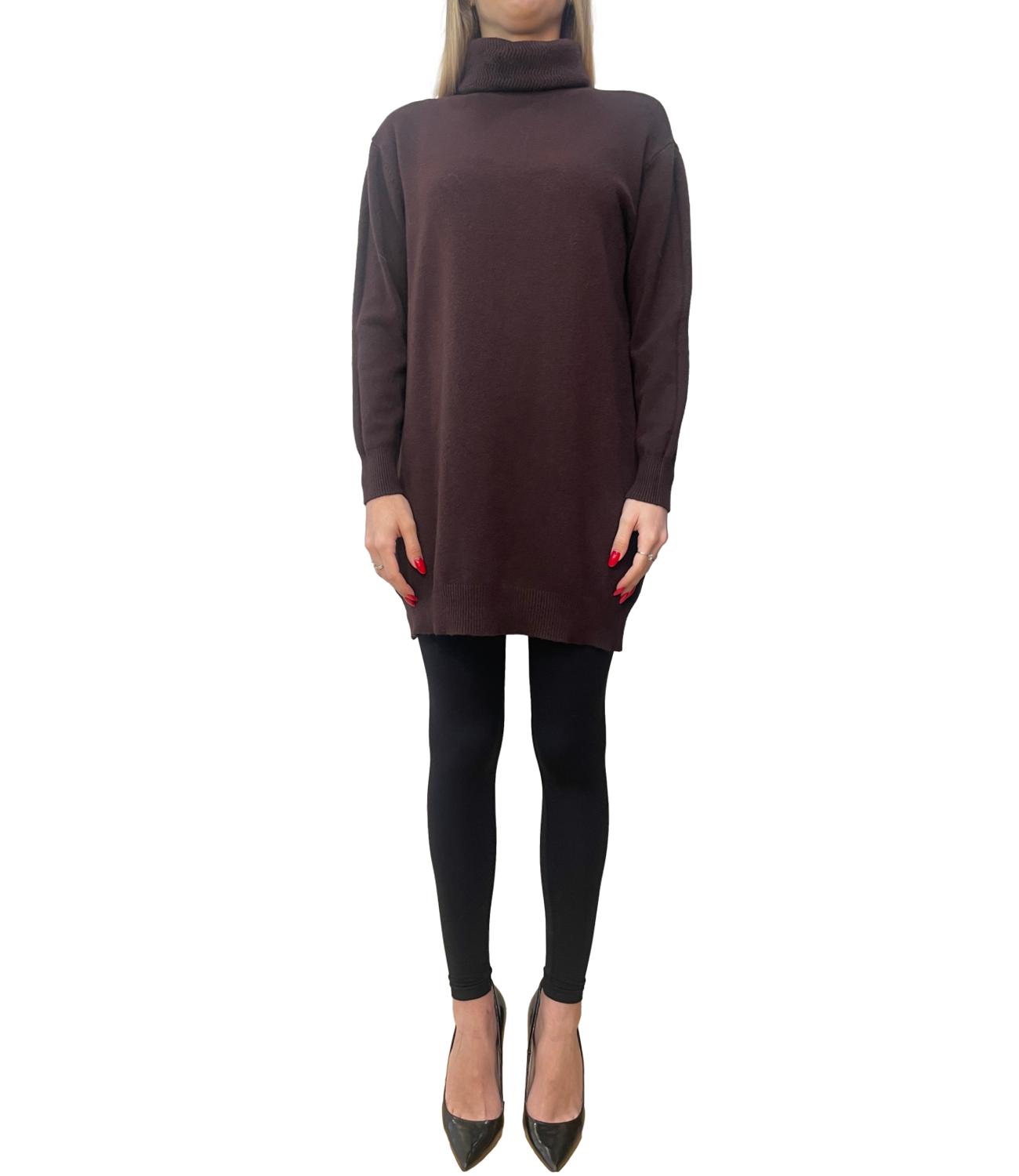 Studio it abito collo alto moro donna