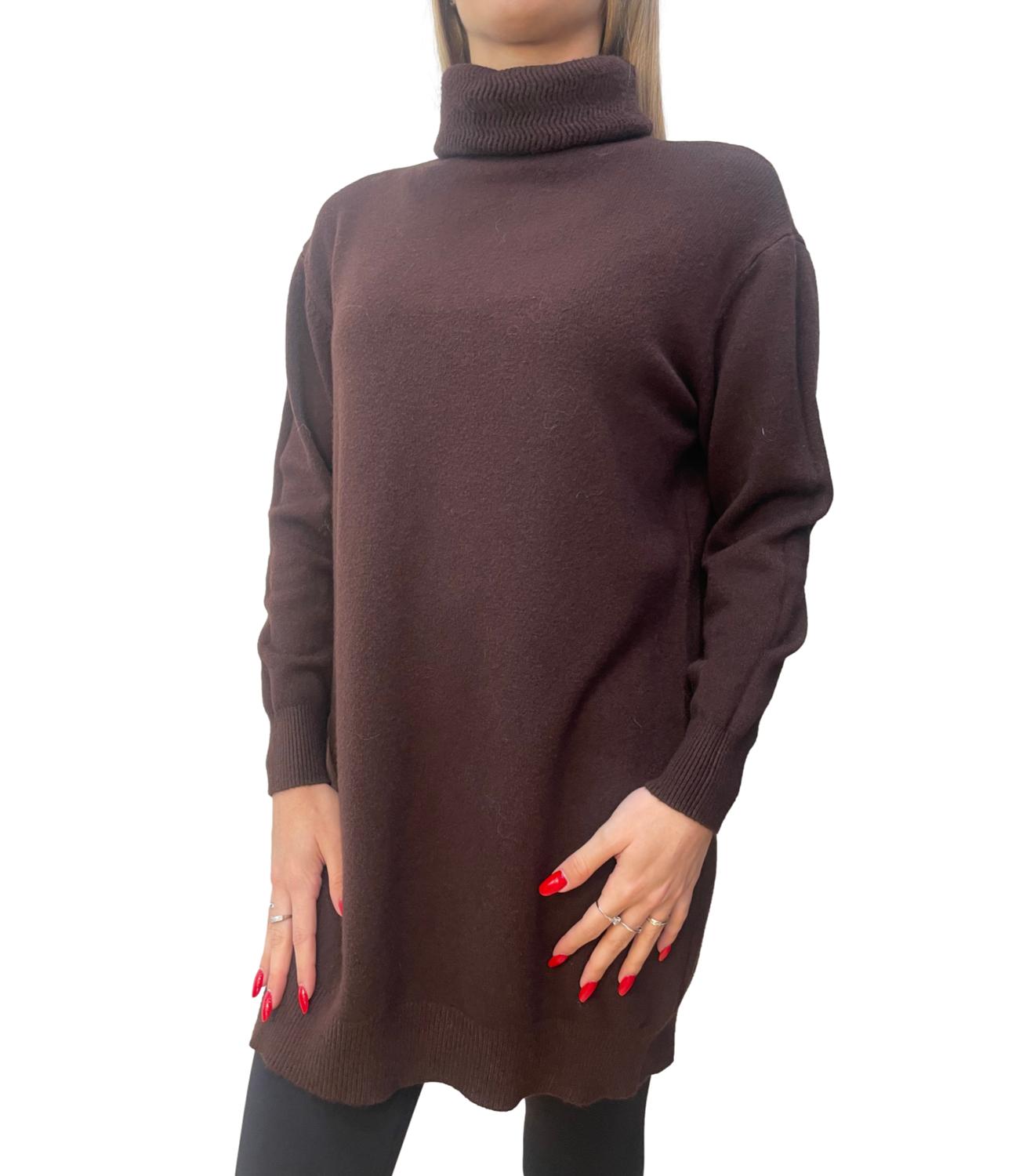 Studio it abito collo alto moro donna