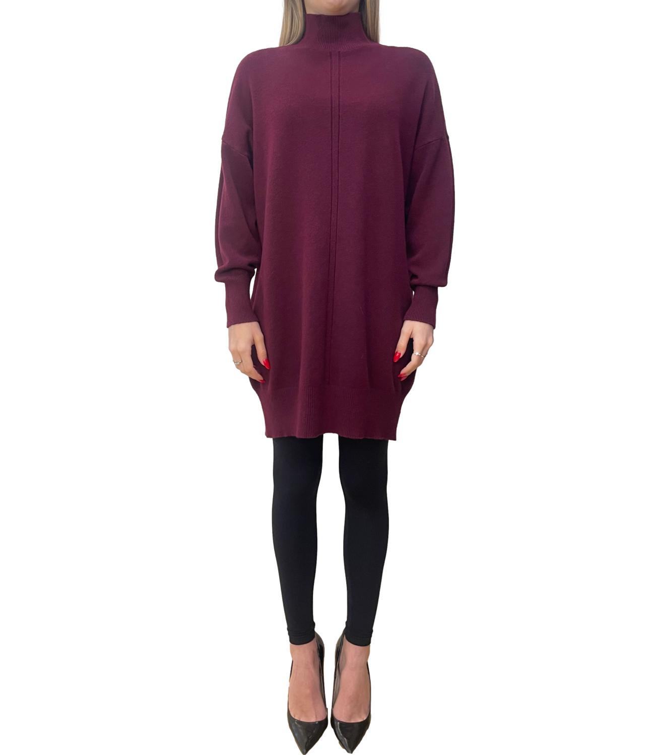 Studio It abito collo alto vino donna