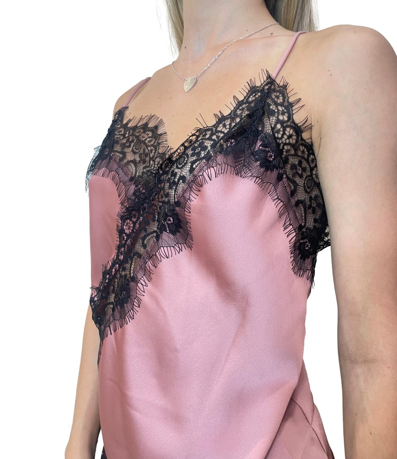 Susy Mix Top Pizzo Cipria Donna