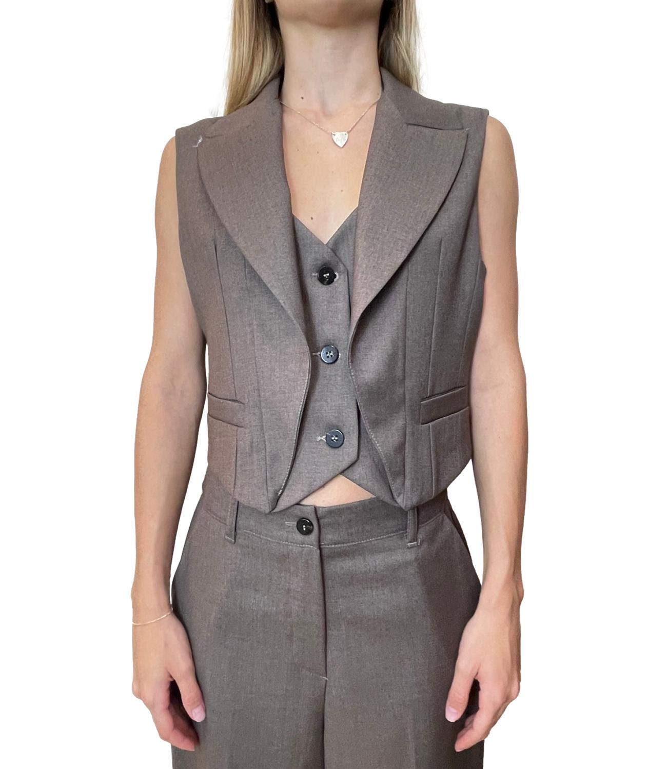 Susy Mix Gilet Kasha Donna