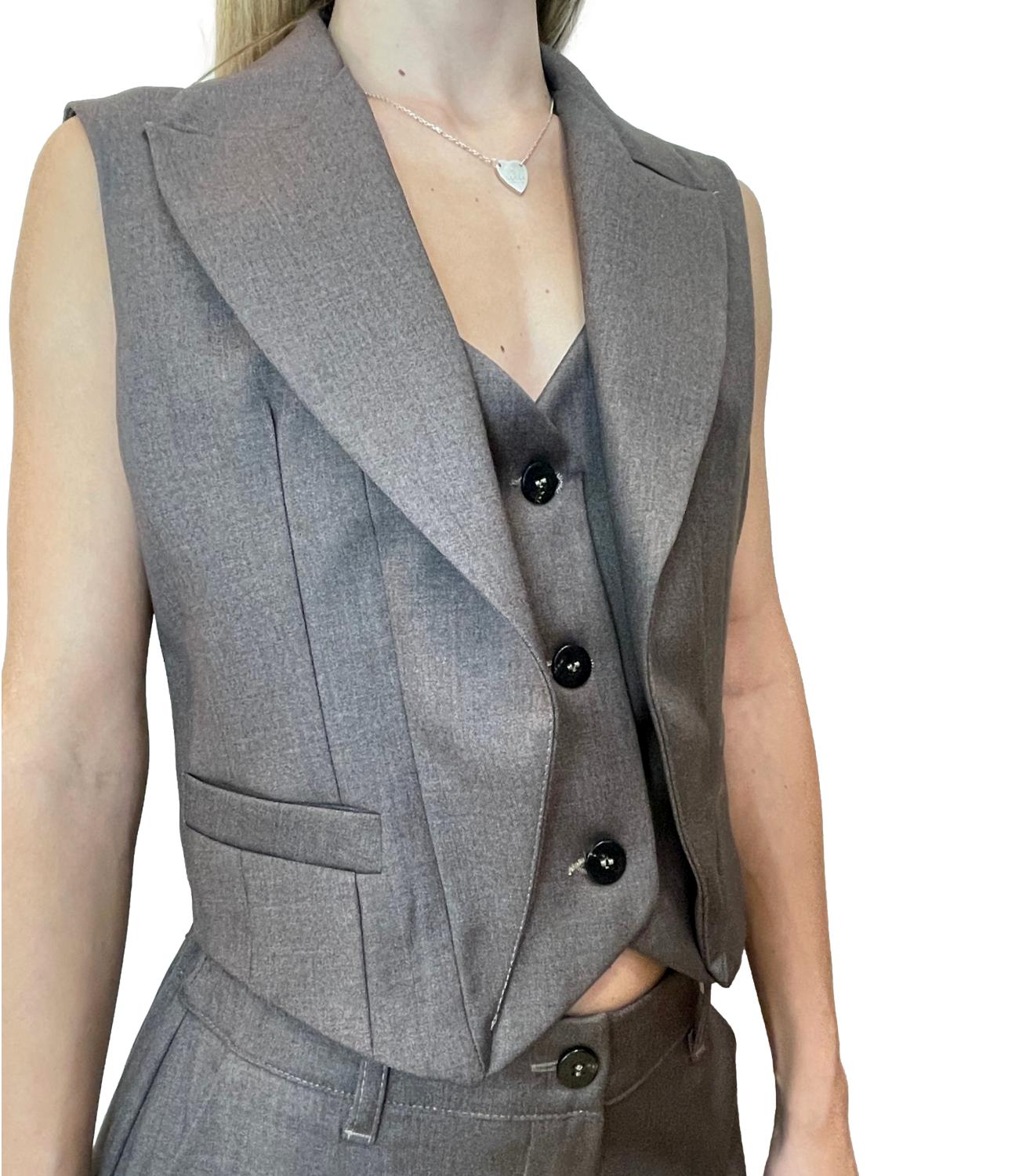 Susy Mix Gilet Kasha Donna