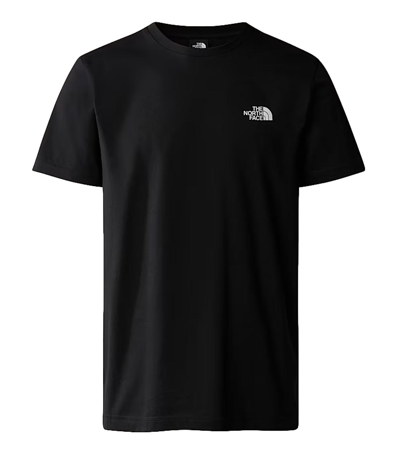 M SS SIMPLE DOME TEE TNF black t-shirt