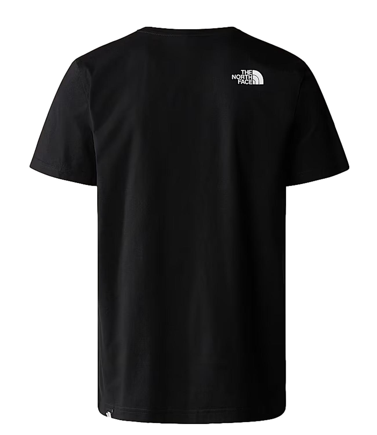 M SS SIMPLE DOME TEE TNF black t-shirt