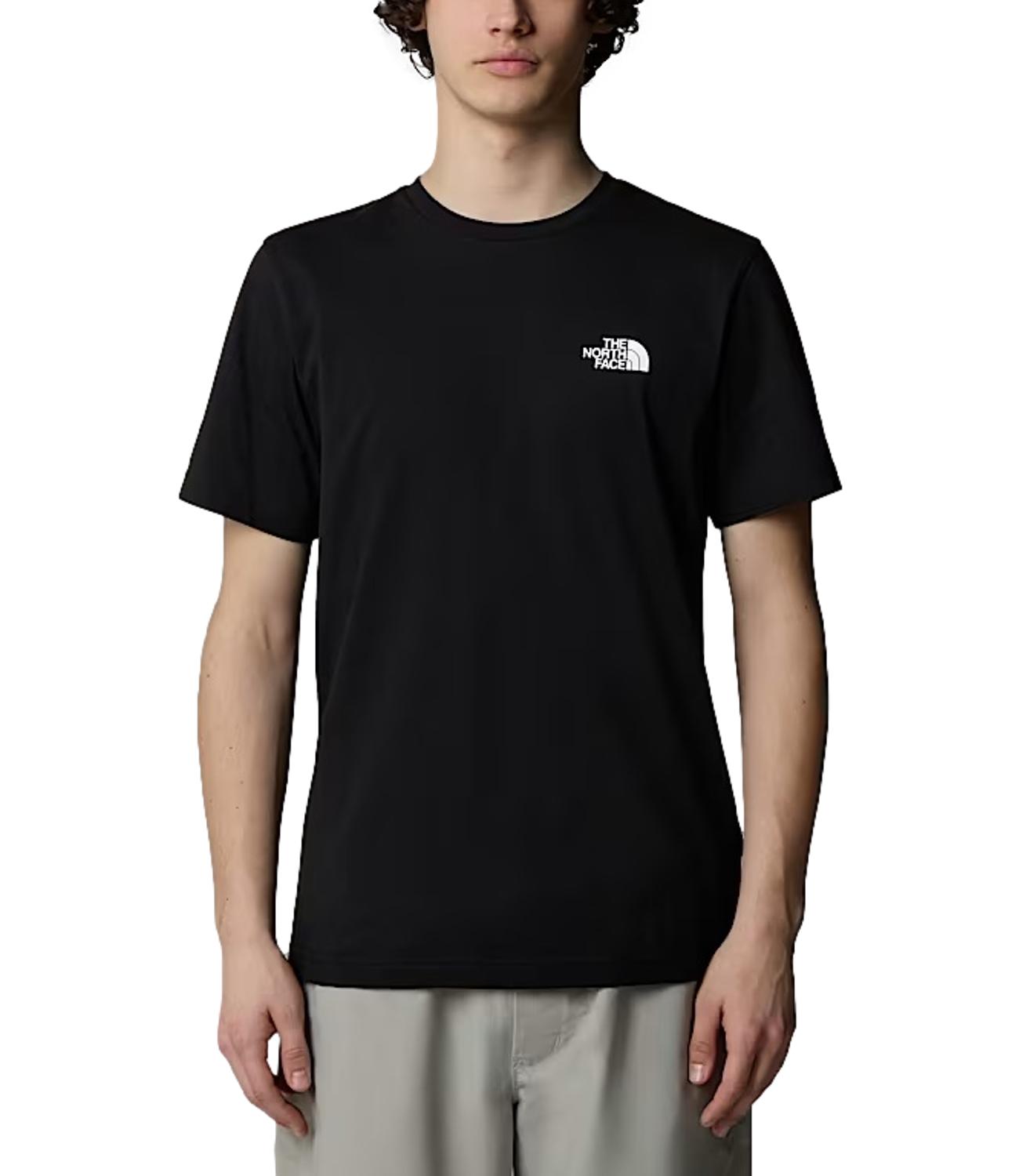 M SS SIMPLE DOME TEE TNF black t-shirt