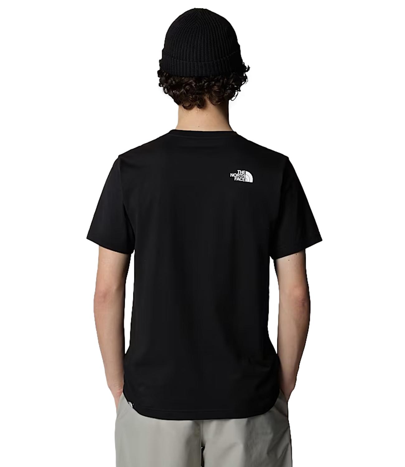 M SS SIMPLE DOME TEE TNF black t-shirt