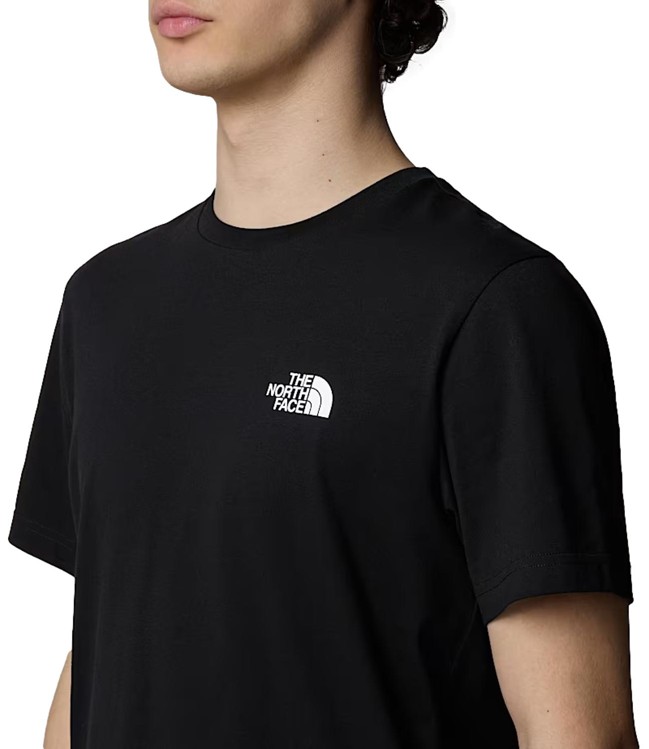 M SS SIMPLE DOME TEE TNF black t-shirt