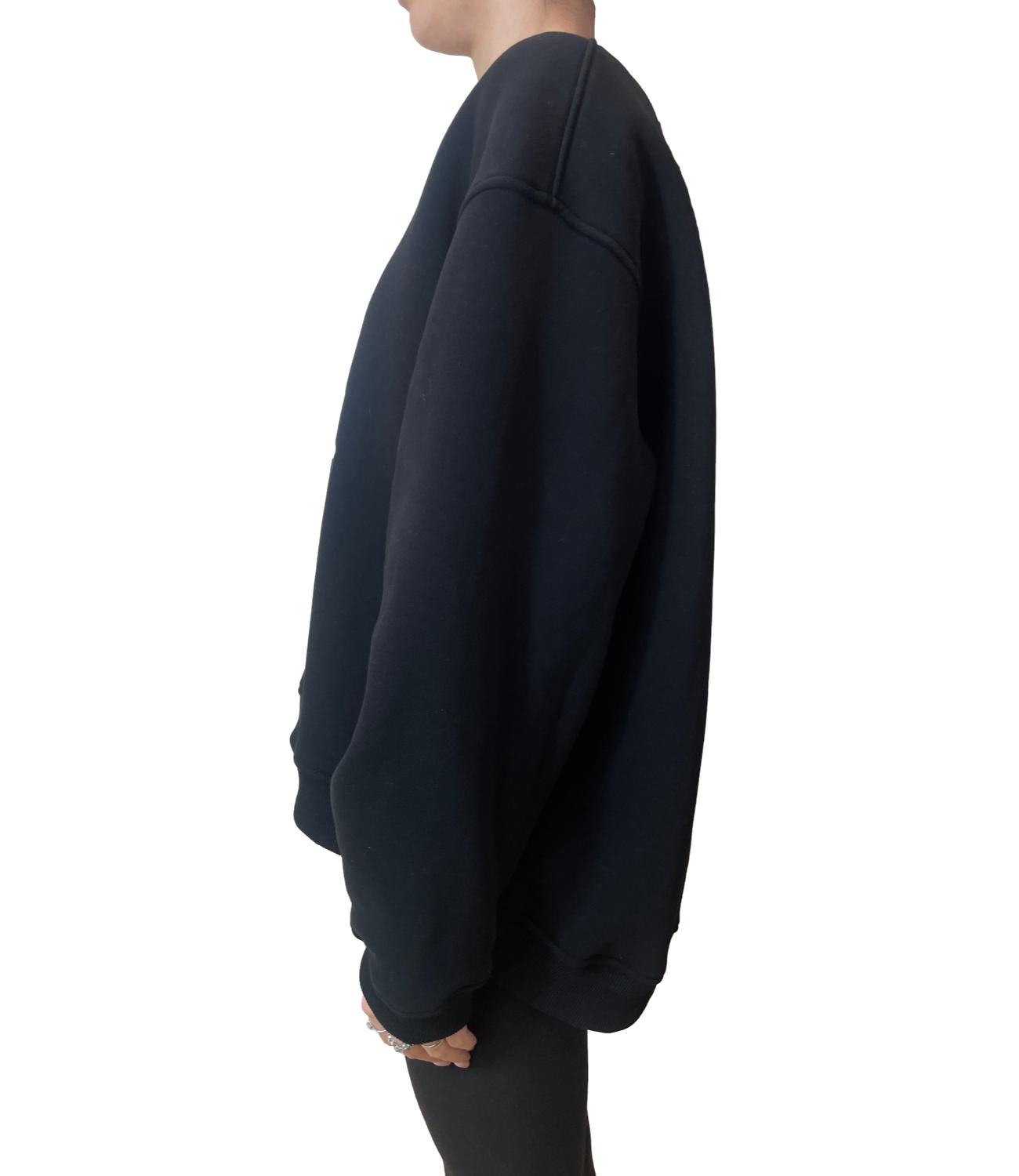 Vicolo Felpa C/Orsetto Nero Donna