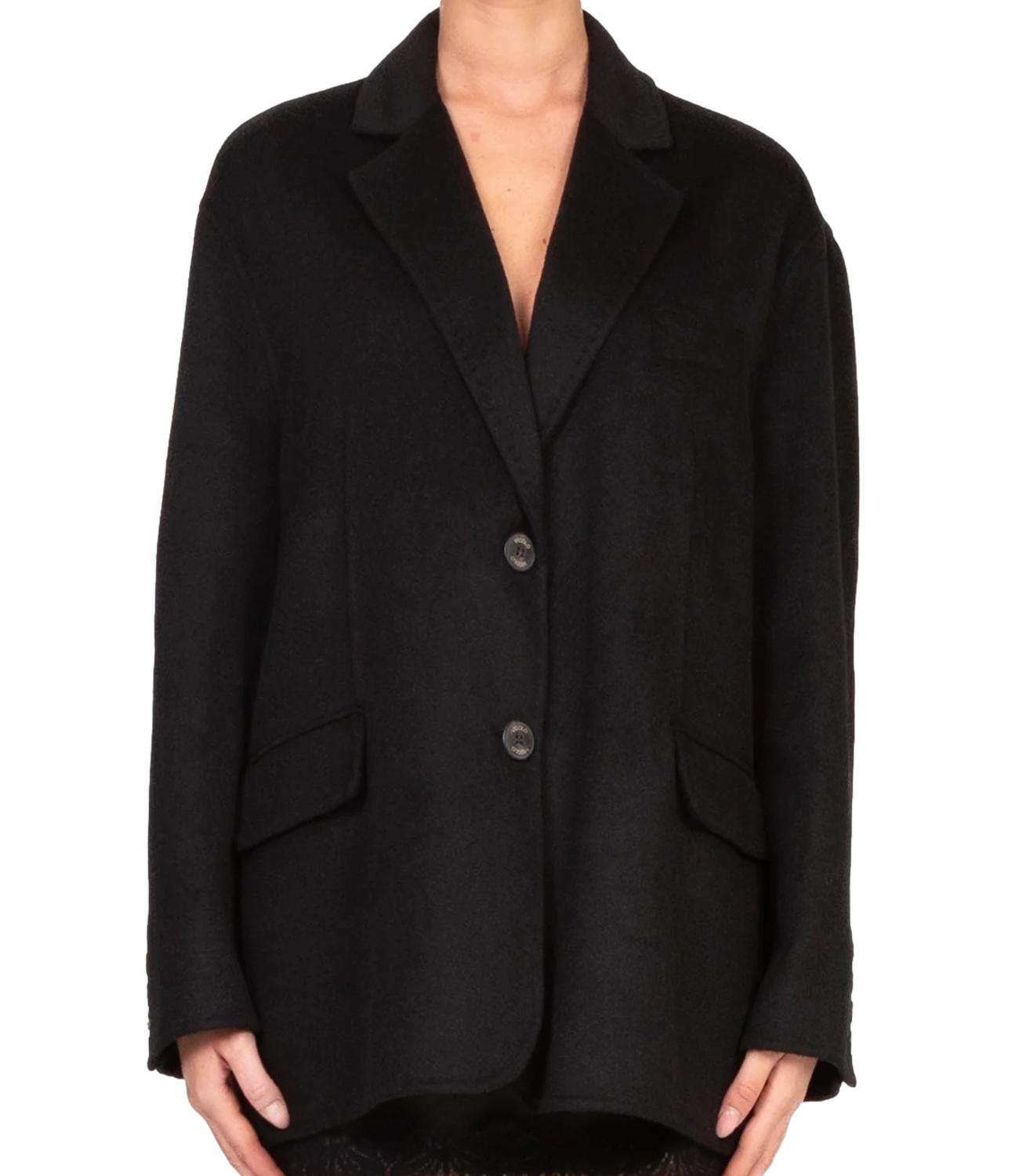 Vicolo Cappotto Nero Donna